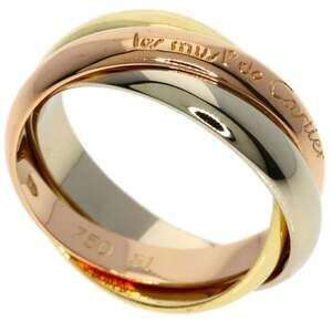 CARTIER Authentic 18k Gold Trinity Ring #51